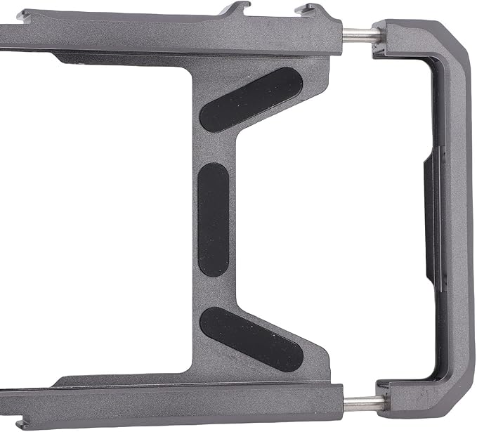Smartphone Video Rig, Aluminum Alloy Universal Phone Cage Built in Bluetooth Remote Universal Adjustable Vlogging Case with 1/4 inch UNC and Cold Shoe Mount for Recording