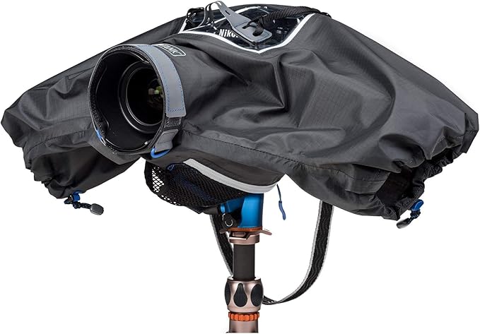 Think Tank Hydrophobia D 24-70 V3 Camera Rain Cover for DSLR and Mirrorless Camera with 24-70mm f/2.8 Lens (Black)