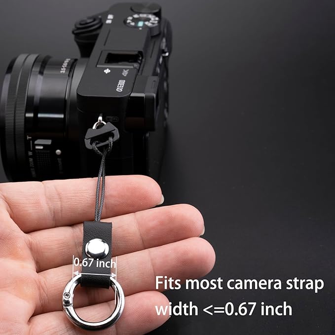 Camera Strap Quick Release QD Loops Connector for DSLR SLR Mirrorless Cameras Neck Shoulder Strap Binoculars Adapter Connect Connection Links(Small)