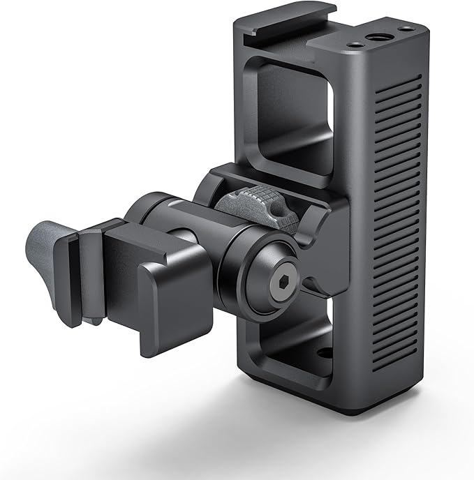 77mm/3.03" Mini Multi Functional Rotatable Side Handle with NATO Clamp for Pocket 3 Cage, Phone Cages Rigs – Perfect for Live Streaming and Video Shooting