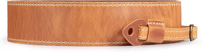 MegaGear Personalized Genuine Leather Camera Strap Custom Engraved DSLR & SLR Shoulder/Neck Strap