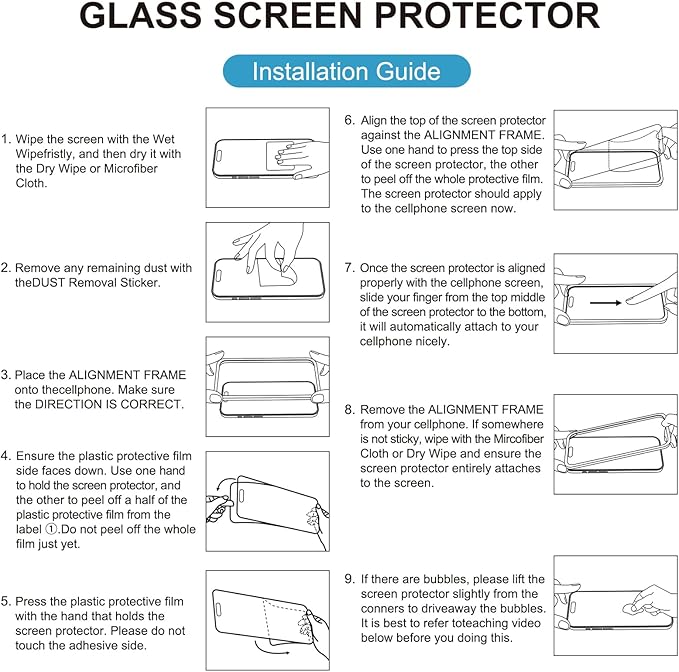 Mothca 2 Pack Matte Glass Screen Protector for iPhone 15 [6.1 inch] + 2 Pack Camera Lens Protector, Anti-Glare & Anti-Fingerprint Case Friendly Tempered Glass Film, Bubble Free, Smooth as Silk