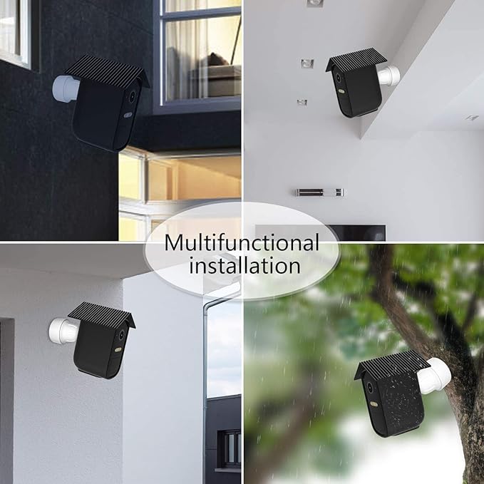 Camera Silicone Protective Cover/Case/Skin Compatible with eufy Security eufyCam S300 eufyCam 3C, Security Camera Outdoor Wireless, Protection Against UV Rays and Rain