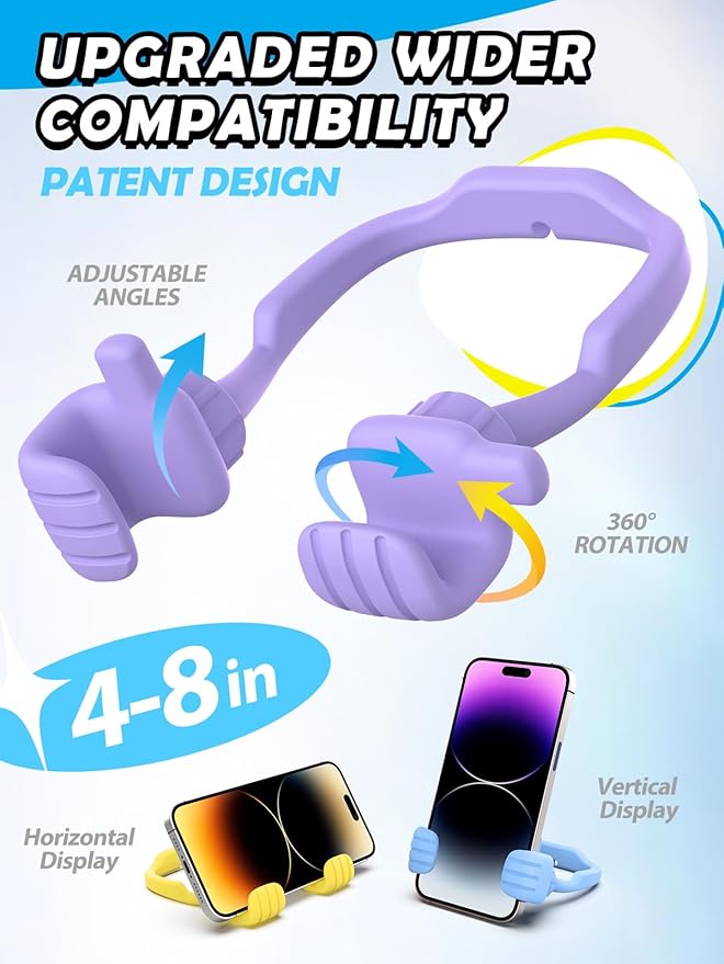 Easter Gifts for Kids Teens Girls Boys: Gifts for Men Women Thumbs Up Lazy Cellphone Holder for Desk Funny Gifts for Adults Teenager Mom Friends Stuff Easter Basket Stuffers Who Have Everything Ideas