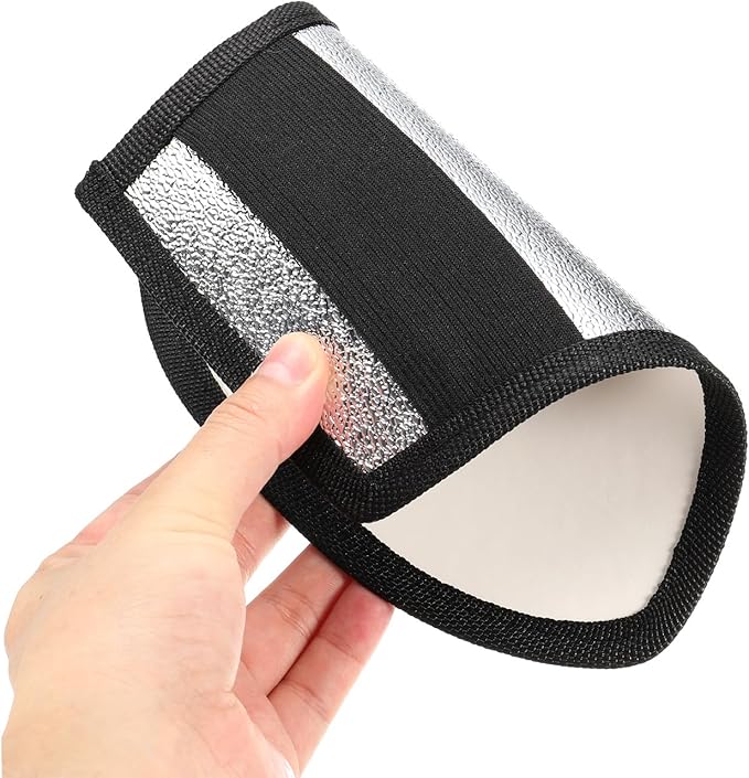 PATIKIL Flash Diffuser Reflector, 2Pcs 2-Sided Flexible Bend Bounce Reflector with Elastic Strap for Flashlight Photography Camera Speed Light, Silver White