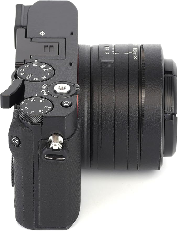 RX1R III Metal Thumb UP Grip for Sony RX1RIII RX1R3 RX1RM3 Digital Camera, Hot Shoe Full-Coverage Thumb Rest Support Holder, Not Affect The Use of Camera Buttons, Dial (Black)