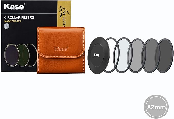 Kase Wolverine 95mm Pro ND Kit II Magnetic Shockproof Tempered Optical Glass Filter Includes Magnetic CPL ND8 ND64 ND1000 Lens Cap & Case 95