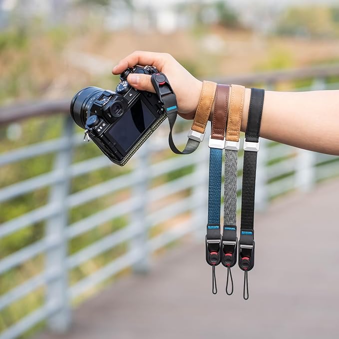 mecizox Camera Wrist Strap, Camera Hand Straps for Photographers, Adjustable Quick Release for DSLR SLR