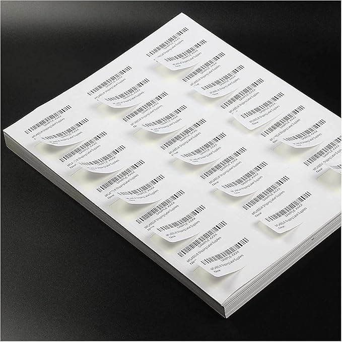 1" x2-5/8 Address Labels, 900 Label Stickers Printable White Address Labels Personalized, for Laser/Inkjet Printing - 30 Per Page (30 Sheets)