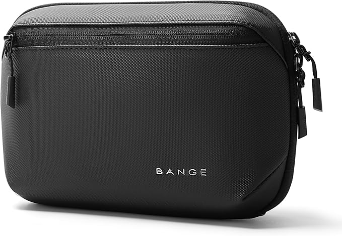BANGE Clutch Bag,Belt Bag with Adjustable Belt, Main Zippered Pocket for Travel Walking Running Hiking Cycling