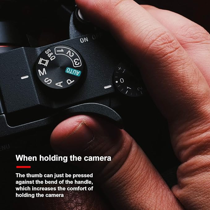 Thumb Up Grip, Aluminum Alloy Camera Thumb Up Grip with Snap Fitting Design, Convenience Handle Thumb Rest Fit for A7C Cameras
