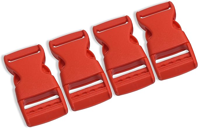Buckles for Straps Set of 4 Pcs Plastic Buckle Clip Quick Side Release Plastic Fastener