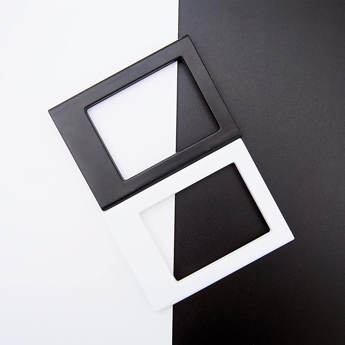 TARASEEL Magnetic Mini Photo Frame with Clear Protective Cover for Polaroid Fujifilm Instax Mini 7s 8 9 11 12 25 50s 70 90 EVO, NONS SL42 SL645 for Office Cabinet Fridge, Pack of 12. (12 Colors)