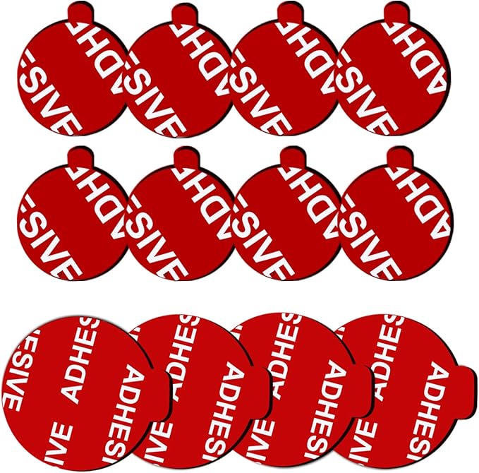 8 Pack Sticky Adhesive Compatible with Socket Mount Base, PKYAA Double-Sided Replacement Tape for Car Magnetic Phone Holder, 4 Pack Sticker Pads for Collapsible Grip & Stand Base