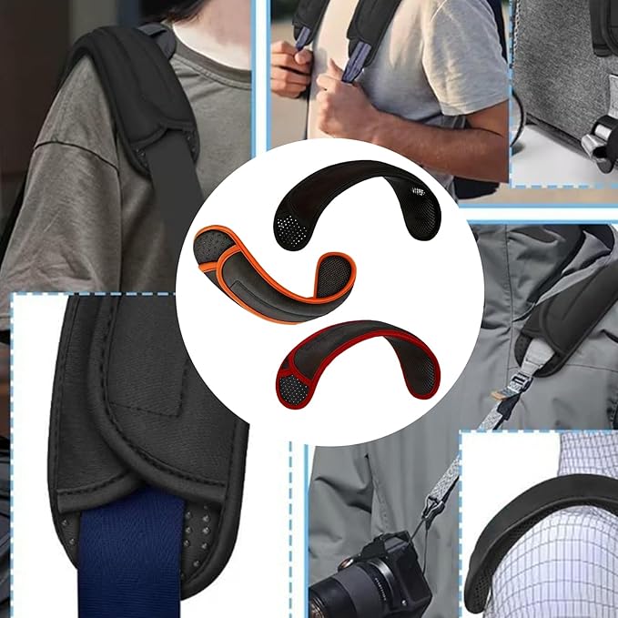 Camera Strap Shoulder Cushion for Bags Neoprene Padding Reduces Pressure on Shoulders 8cm Wide Belt Pad