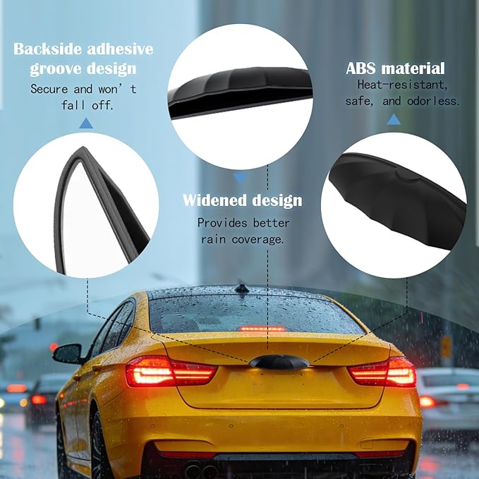 Universal Silicone Rear Camera Rain Cover - Waterproof & Easy Install Anti-Rain Protector for Car Backup Cameras