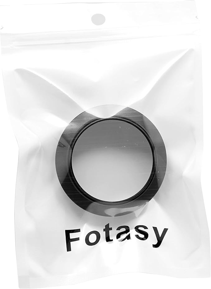 Fotasy Metal Curved Lens Hood - 52mm Vented Hood for Fuji, Leica, Olympus, Panasonic, Sony Lenses