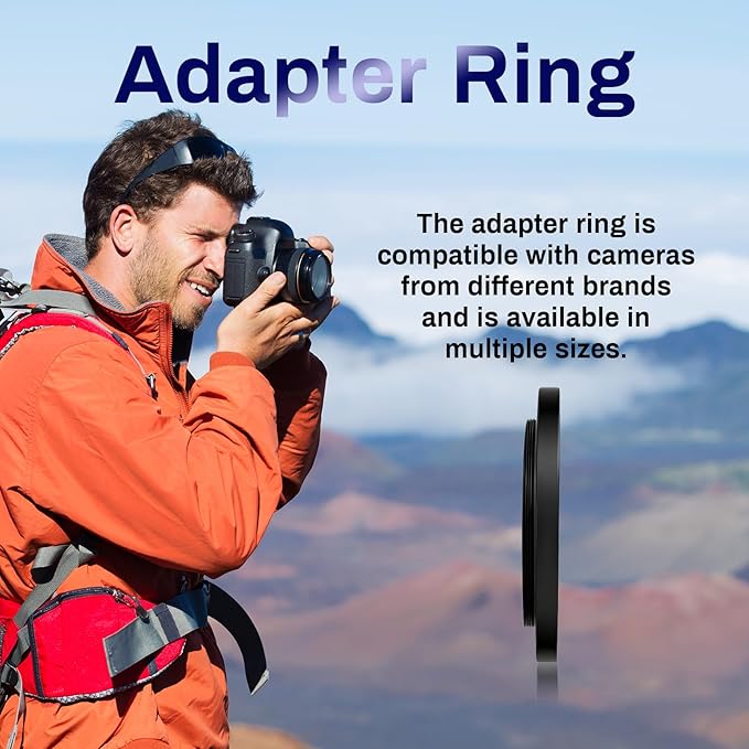 82-67mm Step Down Ring Adapter Filter, Metal Lens Filter Adapter Ring Stepping Rings CNC Machined for DSLR Cameras Fits 82mm Lens to 67mm UV/ND/CPL Filters & Threaded Camera Parts