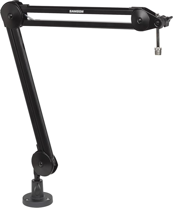Samson MBA28 28" Microphone Boom Arm Studio Podcast USB Mic Stand w/Desk Clamp