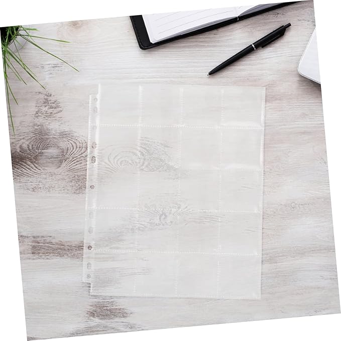 30pcs Negative Film Holder Binder Bag Portable Storage Sleeves for Film Negatives Acid Pouches for Safe Organization and