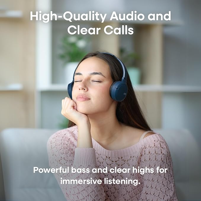 JVC USB-C Wired On-Ear Headphones with Mic – Comfortable All-Day Wear, Clear Calls, Rich Sound – Foldable & Lightweight – Tangle-Free Single-Sided Cable – Great for Gaming & Work from Home