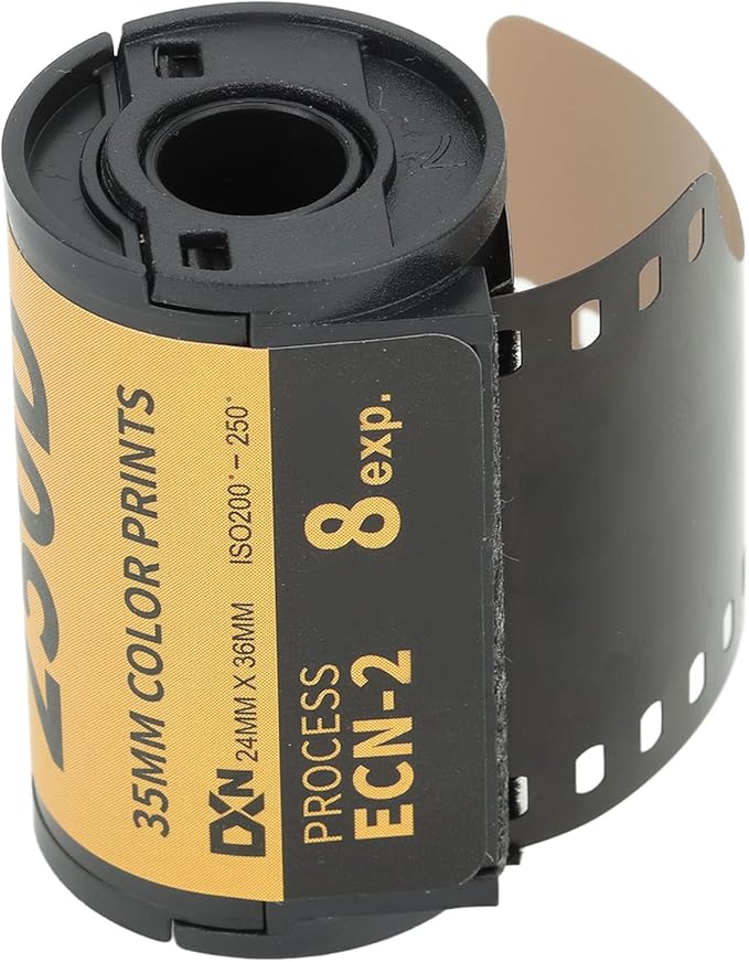 Colour Print Camera Film , 35mm High Resolution Colour Prints , Wide Exposure Range ECN 2 Process Colour Print Camera Film , 8 exp Film for 135 Camera(#1)