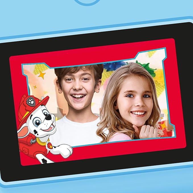 Paw Patrol™ My First Instant Camera; Photo, selfie, and video functions; Ink free printing; Frames and filters can be added digitally; Stickers and markers can be added after printing-Amazon Exclusive
