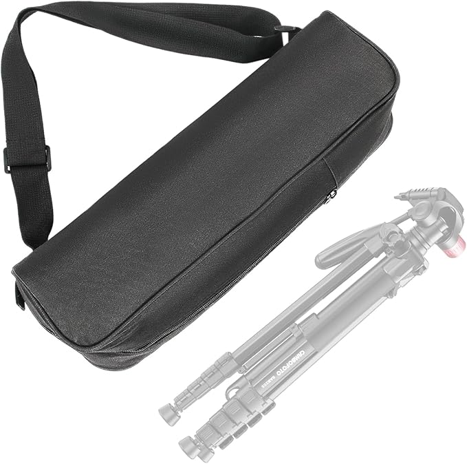 Tripod Carrying Case - 25.2 in x 5.9 in x 5.9 in - 600D Oxford Tripod Carrying Case Bag with Strap for Light Stands, Boom Stand, Tripod