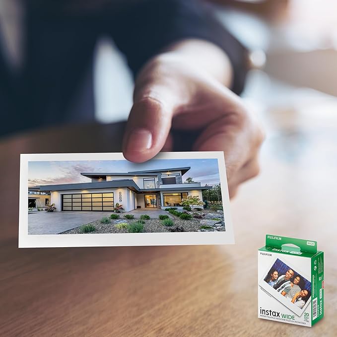 Fujifilm instax Wide Instant Film 10 Pack (100 Exposures) for use with Fujifilm instax Wide 300, 200, and 210 Cameras…