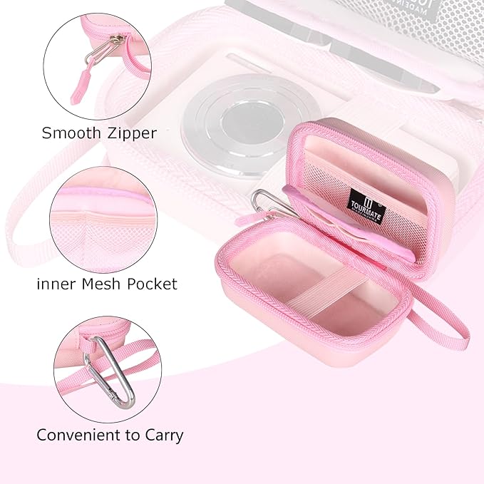 Hard Storage Case for CAMKORY/VAHOIALD/QONGUDS/Fleafer/WONNIE/VYNCS/SMARTKLIK/Rovemre/YiFuar/Focusify/Canon PowerShot 180 190/Sony DSCW800 830 Digital Camera(Case Only)