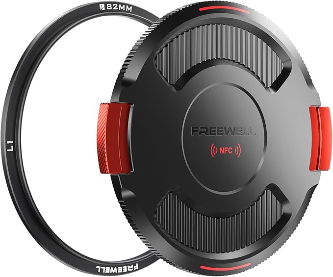 Freewell 82mm Adapter Ring with Cap for The Real Locking L1 VND/CPL System