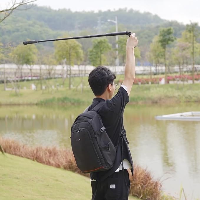 PULUZ Bullet Time Handle Tripod Multi-Functional Tabletop Fold Tripod for insta360 Insta 360 X4 X3, ONE RS, ONE X2, X3, X4 Gopro Go pro Hero 13 12 11 10 5 4 3 Camera Accessories