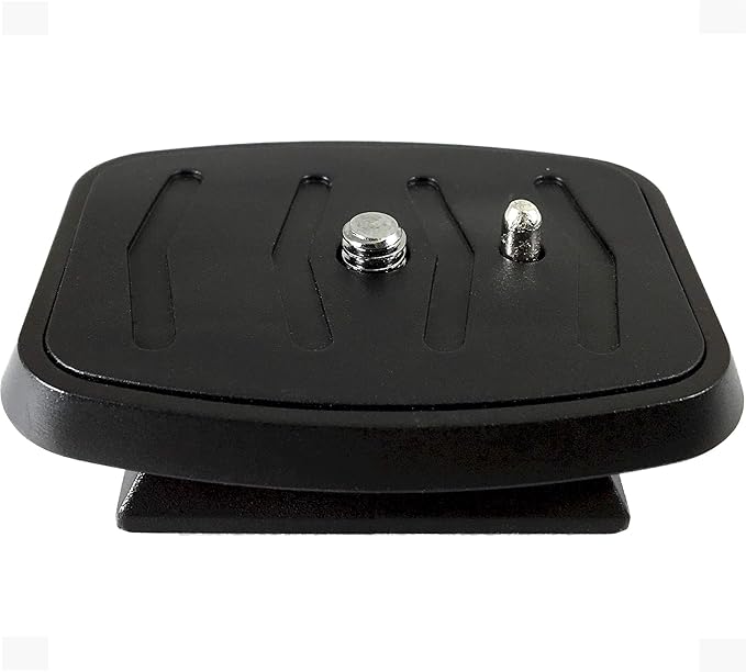 DaVoice 44mm Tripod Quick Release Plate Camera Mounting Adapter Parts Replacement for Certain Ambico, Velbon, Vista Explorer 60”, Sony, Sunpak, Ravelli Tripod Mount Attachment Baseplate QB-4W