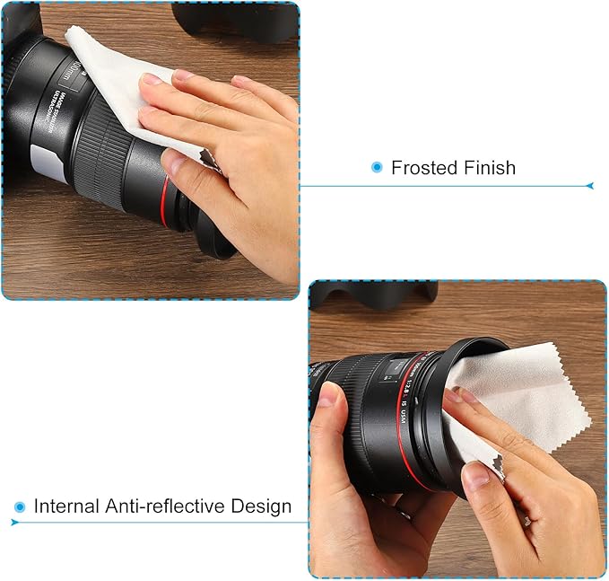 PATIKIL 58mm Camera Lens Hood, Rubber Collapsible Lens Protector Anti-Reflection Blocks Excess Sunlight Enhance Camera Photography for Nikon, for Fujifilm, for Pentax, for Leica
