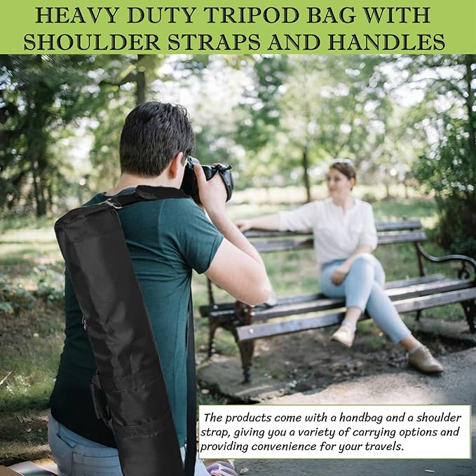 BLIRITEL 35.4 inch Tripod Carrying Case, Heavy Duty Padded Tripod Bag with Shoulder Strap for Light Stand,Monopods,Umbrellas,Softbox,Boom Stands and Photography Accessories (35.4 x 5.12 Inch)