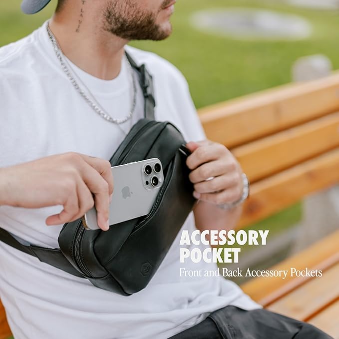 Evergreen Legacy Compact Camera Sling/Genuine Leather/Cross-body Bag/Compatible with Fujifilm X100 Series, X-Pro 3, XT4, Leica M6