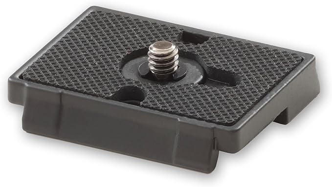 DANGER BUDDIES Tripod Mount for Manfrotto Tripod - Quick Release Mounting Plate with 1/4" 1/4-20 Stainless Steel Mounting Screw and Rubber Grip - Compatible with PL200 RC2 - (Black)