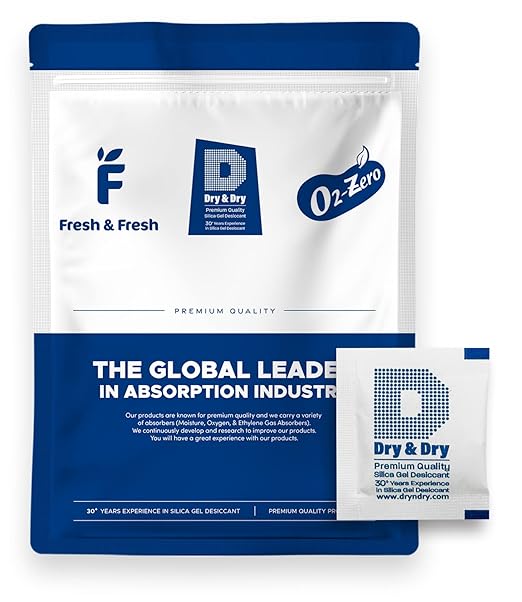 Dry & Dry 3 Gram [500 Packets] Silica Gel Packets Silica Gel Desiccants, Silica Gel Packs - Rechargeable (Food Safe) Silica Gel Packets, Silica Packets