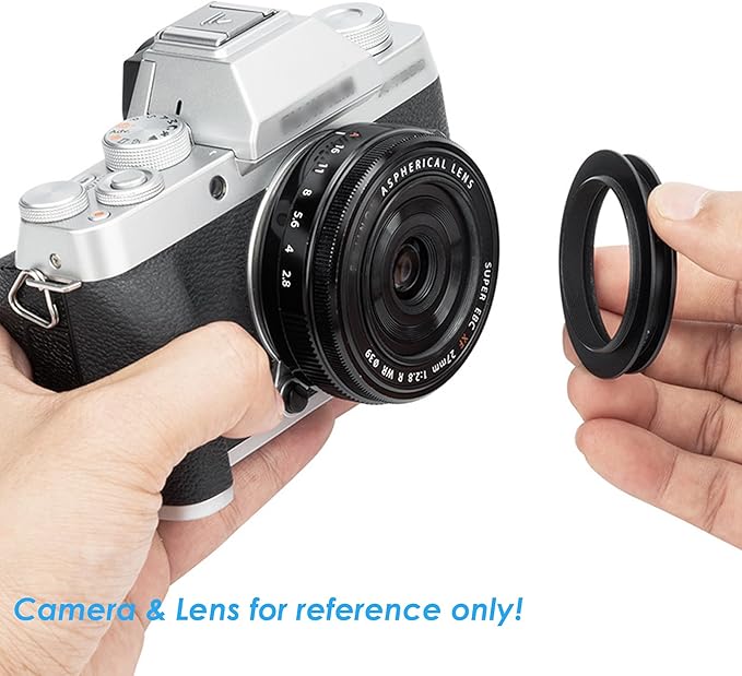 JJC Metal Square Lens Hood for Fuji XF 27mm f2.8 R WR & XF 27mm f/2.8 Lense