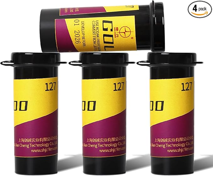 eTone 127 Color ISO 200 Film Gold 200 Roll Negative Film 01-2026 Fresh Qty: 4 Rolls.