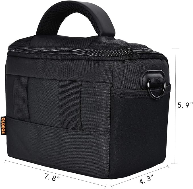 FOSOTO Waterproof Anti-shock Camera Case Bag Compatible for Canon Powershot SX540 SX530 SX60 SX420 HS M5,Nikon Coolpix L340 B500 B700 L330 L840 P610,Panasonic LUMIX,Sony a6000 Digital Camera