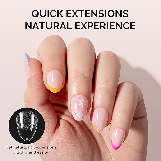 MelodySusie Extra Short Almond X Nail Tips - 300Pcs 15 Sizes Clear Acrylic,Half Matte Full Cover Press on Nails for DIY Extension & Salon Use, Pre-Shaped for Long-Lasting Manicure