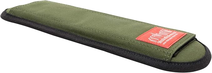Manhattan Portage Shoulder Pad Hook & Loop Attachment With Comfortable Thick Padding Universal Fit for Straps up to 2.5” Wide 1000D Cordura (Olive)