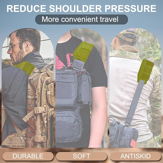 ZINZ 2-Pack Universal Wide Shoulder Pad with Ultra Thick Cushion for Bag Luggage Backpack Bag Crossbody