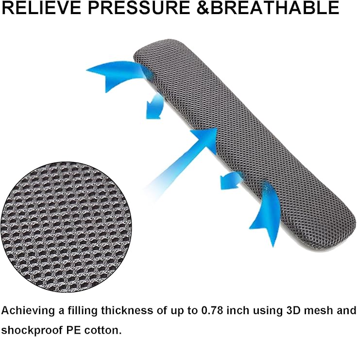 Shoulder Strap Pad Replacement,Universal Removable Anti-Slip Relieve Pressure Comfort Backpack Strap Pads Cushion