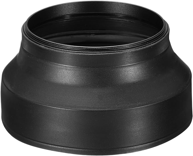 PATIKIL 77mm Camera Lens Hood, Rubber Collapsible Lens Protector Anti-Reflection Blocks Excess Sunlight Enhance Camera Photography for Nikon, for Fujifilm, for Pentax, for Leica