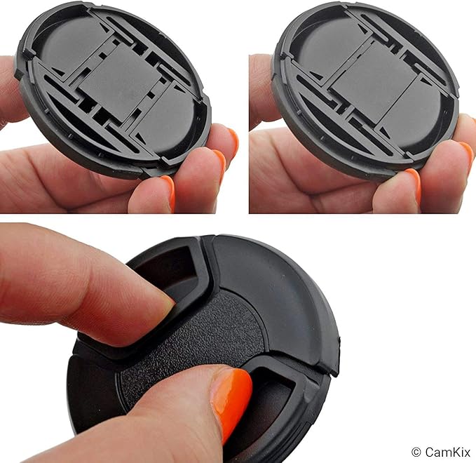 77mm Set of 2 Camera Lens Hoods and 1 Lens Cap - Rubber (Collapsible) + Tulip Flower - Sun Shade/Shield - Reduces Lens Flare and Glare - Blocks Excess Sunlight for Enhanced Photography and Video Foo