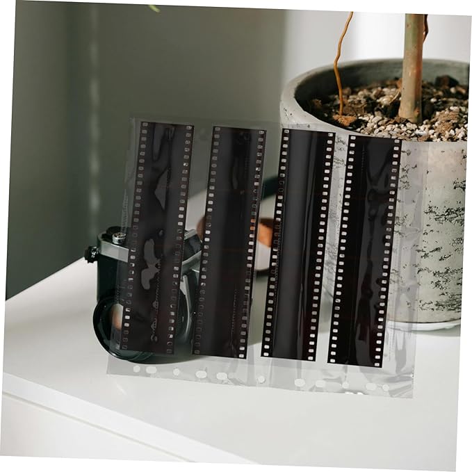 Uonlytech 10pcs Document Pouch Set for Archival Photo Holders Heavy Duty Negative Sleeves for Film Storage Compatible Binders Protection for Collectors