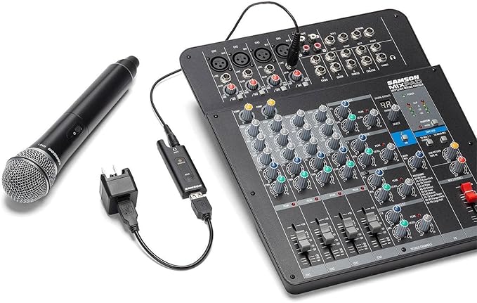 SAMSON Stage XPD2 Handheld USB Digital Wireless Q6 Microphone Mic+Clip
