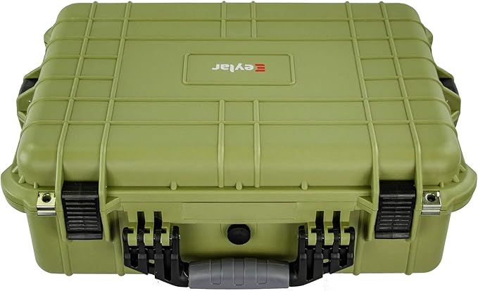 Eylar 20 Inch Protective Large Gun Hard Case Water and Shock Proof With Foam